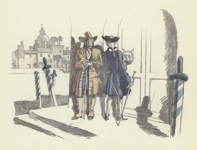 Illustratie voor Voltaires Candide door Sylvain Sauvage